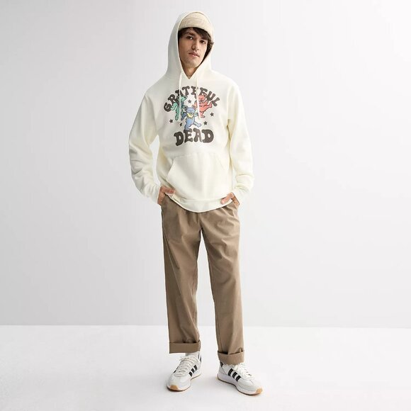 New! Grateful Dead Fleece Hoodie Sweatshirt Psychedelic Rock Band Men's XL XXL - Picture 4 of 5